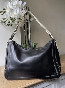Borsa a mano Luana made in Italy nera vintage ascella - Foto 1 di 12