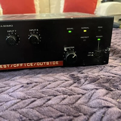 TOA 900 Series II 30W 8 Channel Amplifier A-903MK2 214-013 - Image 1 of 4