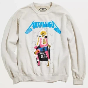 URBAN OUTFITTERS METALLICA CREW NECK RIDE THE LIGHTNING SWEATSHIRT SIZE S - Bild 1 von 4