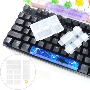 13 Pcs Schlüssel Silikonform Handwerk Modellbau Mechanische Tastatur Bausatz - Bild 1 von 12