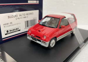 po 1:43 HI STORY HS361RE SUZUKI ALTO WORKS RS/R 1988 RED scale model car resin