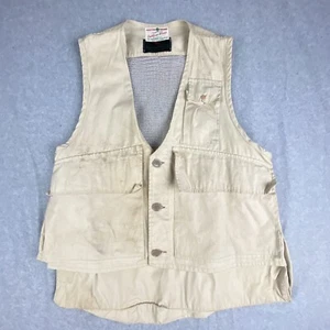 VTG Abercrombie & Fitch Falcon Outdoor Gear Game 4 Pocket Hunting Vest Mesh Back - Picture 1 of 13