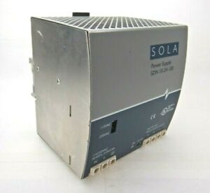 SOLA-HD SDN 10-24-100 Power Supply 24V 10A 115/230VAC 50/60Hz SDN10-24-100P RARE