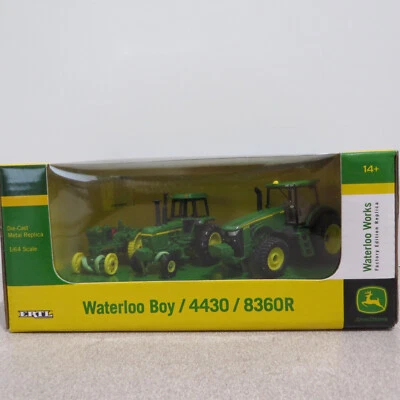 Ertl John Deere Waterloo Works Factory Ed 3-Tractor Set  1/64 JD-45381A-1HD-B - Image 1 of 4