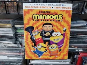 MINIONS: RISE OF GURU - (Blu-ray, DVD, Digital, 2022) COLLECTORS EDITION - Picture 1 of 1