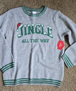 Nwt Holiday Time Boys Christmas Sweater Size 18 - Picture 1 of 9