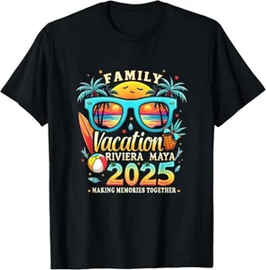 Family Cruise Squad Family Vacation Riviera Maya 2025 T-Shirt Hoodie - Picture 1 of 13