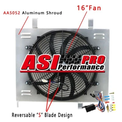 Electric Radiator Fan Shroud For 2005-09 Dodge Dakota Mitsubishi Raider 4.7 ASI Foto 1 de 4