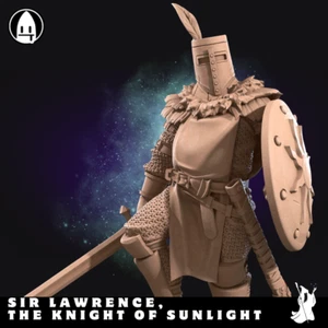 Sir Lawrence Knight Bite the Bullet DnD Miniatur 28mm 32mm 35mm D&D RPG Mini - Bild 1 von 8
