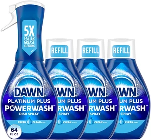 Platinum Powerwash Dish Spray, Dish Soap Liquid, Fresh Scent Bundle, 1 Spray (16 - Picture 1 of 11