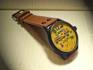 Ayrton Senna Souvenir/Tribute Wrist Watch, 1st Win @ Monaco Grand Prix 1987 - Picture 1 of 3