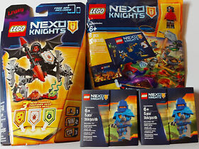 LEGO Nexo Knights: 70335 Ultimate Lavaria & 5004390 (x 2) + Intro pack 5004388
