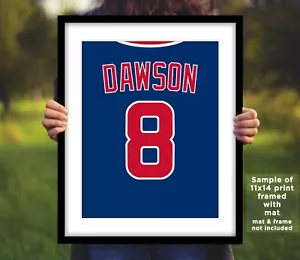 ANDRE DAWSON foto immagine CHICAGO CUBS baseball / 8x10 11x14 o 16x20 (JZ) - Foto 1 di 6