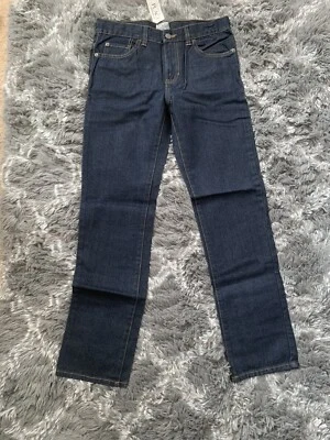 Boys Childrens Place Dark Blue Denim Jeans Skinny Size 14 - Image 1 of 4