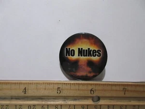 Vintage SIN ARMAS NUCLEARES Pinback botón 1.5" - Imagen 1 de 2
