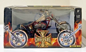 West Coast Choppers Penny Saved Jesse James Green 1:10 Scale Motorcycle NIB - Picture 1 of 7