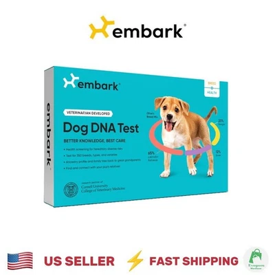 Embark Breed & Health Kit Dog DNA Test Discover Breed Ancestry SHIPS SAME DAY - Image 1 of 3