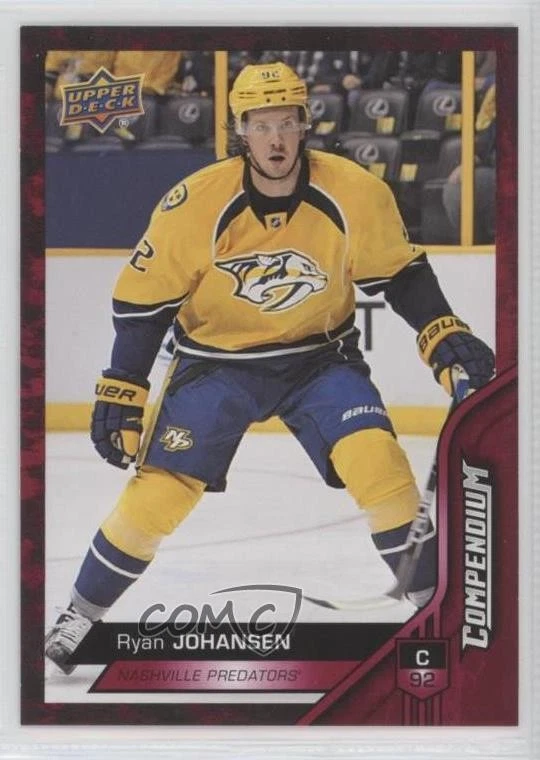 2016-17 Upper Deck Compendium Red Ryan Johansen #450 - Image 1 of 2