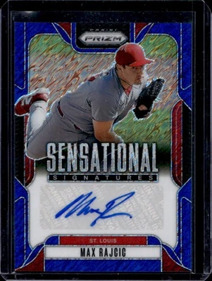 2025 Prizm Max Rajcic Sensational Signatures Blue Shimmer FOTL Prizm Auto #7/8 - Image 1 of 2
