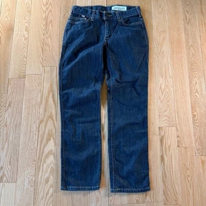 Carhartt FR Blue Jeans Women 6 Short Flame Resistant Straight 102688-417 (28x29) - Picture 1 of 7