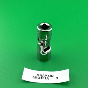 Snap On 1/4" Drive 12-Point SAE 3/8" Shallow Universal Socket TMU121A Engraved - Picture 1 of 6