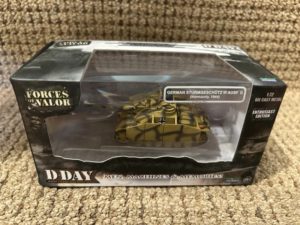 Unimax Forces of Valor 1:72 German StuG III Ausf G, Normandy 1944, No 85036 - Image 1 of 4