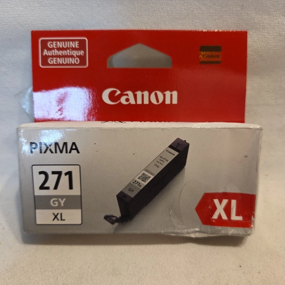 Новый подлинный - CANON 271XL серый чернильный картридж - CLI-271XL GY 0340C001 запечатанный - Изображение 1 из 1