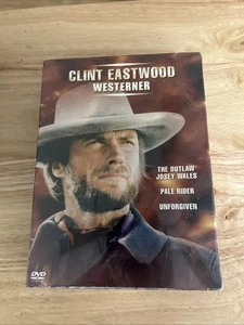 Clint Eastwood: Westerner (DVD, 2003, 3-Disc Set, 3-Pack) NEW Authentic US - Picture 1 of 5