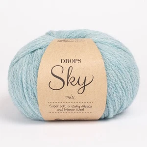 DROPS Sky Wolle Garn Alpaka Merino DK doppelt stricken häkeln 190m 50g alle Farbtöne - Bild 1 von 164