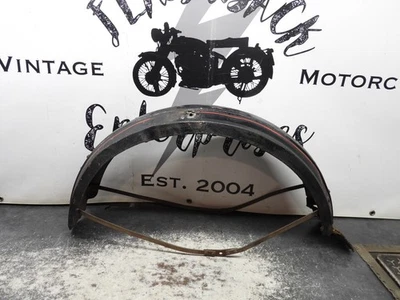 Harley-Davidson CB 1934 Single 500cc guardabarros delantero original y soportes 2930 Foto 1 de 4