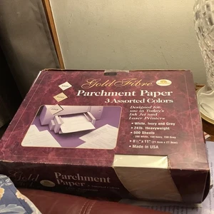 Ampad Goldfaser Pergamentpapier 500 Blatt verschiedene Farben 8,5" x 11" 24 Pfund - Bild 1 von 2