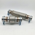 Exhaust Flexi Joint Stainless or Mild Steel Flex Pipes Downpipe Clamp on De-Cat