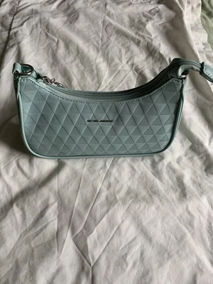 Wonderful David Jones Shoulder Bag In Turquoise. Top Condition - Image 1 of 4