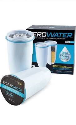 2 Pack Zero Water 5 Stage Advanced Filtration Replacement Water Filters ZR-017 - Image 1 of 4
