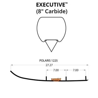 Corredores de carburo Woodys Executive Series Flat-Top para Polaris 700 XCR 1998-1999 Foto 1 de 2