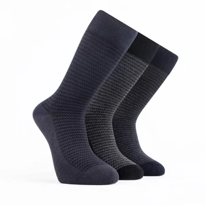 Paquete de 12 calcetines de vestir y pantalón de bambú para hombre - 363-366 - Imagen 1 de 7