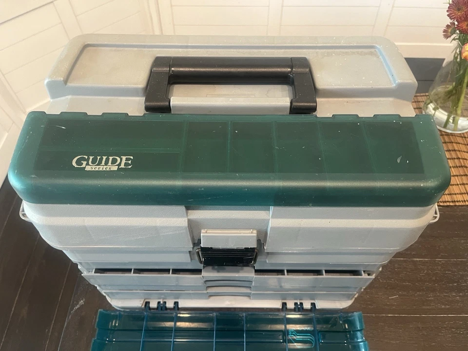 Plano #759 Caja de Aparejos Guía Serie 4 Cajones con Grandes Divisores Incluidos Foto 1 de 4