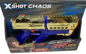 Zuru X Shot Chaos Royale Edition GOLD MAX-RX8 with 12 Balls RXB-0060 NEW IN PACK - Picture 1 of 7