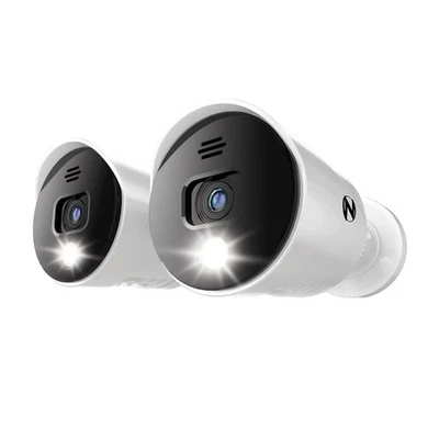 Night Owl Wired 1080p HD Indoor/Outdoor Add On Spotlight Cameras with Preset ... - Image 1 of 4