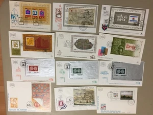 twelve Israel EXPO PHILATELIC fdc with SS - Picture 1 of 1