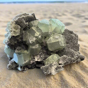 Dodekaedrische Fluorit Probe 1715,1gr, Xia Yang Mine, Provinz Fu Jian, China - Bild 1 von 4