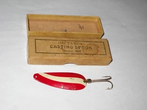 Cucchiaio e scatola da colatatore dittatore vintage, vedi foto. Buone condizioni. - Foto 1 di 3