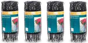 Panacea 89309 14" H x 20' Green Arch Top Garden Border Fence Fencing - Pack of 4 - Picture 1 of 6