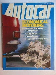 AUTOCAR MAGAZIN 4. August 1979 sparsames Fahren - Bild 1 von 1