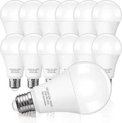 150-200W Equivalent 23W LED Bulb, A21 LED Super Bright Light Bulb, 2500 Lumens, - Image 1 of 4