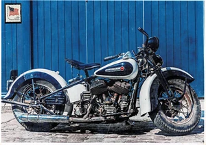 Harley Davidson Oldtimer Schmuckblatt 24.3 - Bild 1 von 1