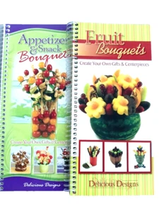Appetizer and Fruit Bouquets Recipe Books New - Picture 1 of 3