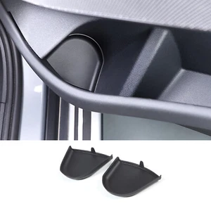 2 piezas Almohadilla protectora de tazas puerta trasera negra TPE para BMW X5 G05 2019-2023 - Imagen 1 de 12