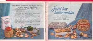 Vintage Booklet Recipes Jewel Box Butter Cookies Pillsbury Nestlé Sun maid - Picture 1 of 3