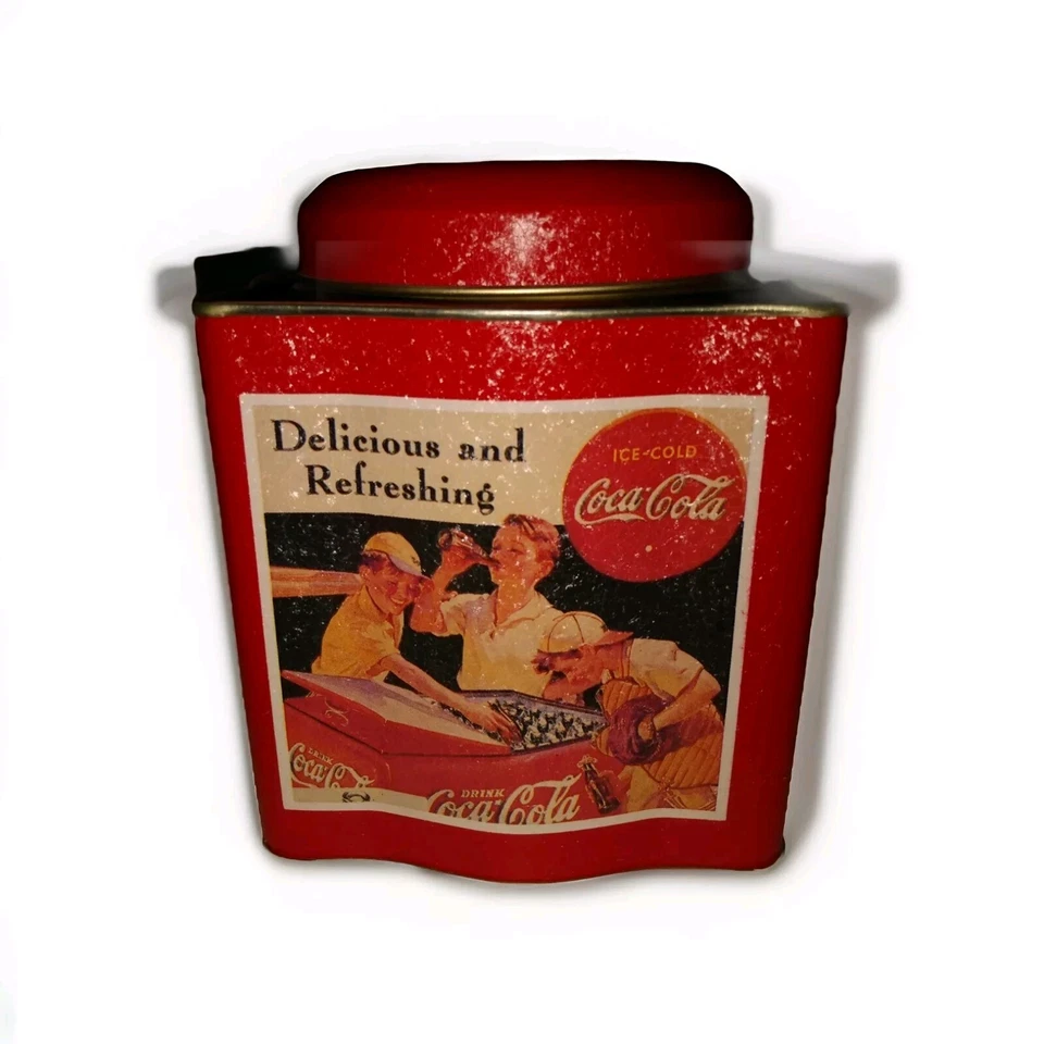 Vintage Coca-Cola Square Tin 19 94 - Image 1 of 4